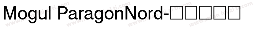 Mogul ParagonNord字体转换
